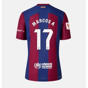 Barcelona Marcos Alonso #17 Dámské Domácí Dres 2023-24 Krátký Rukáv